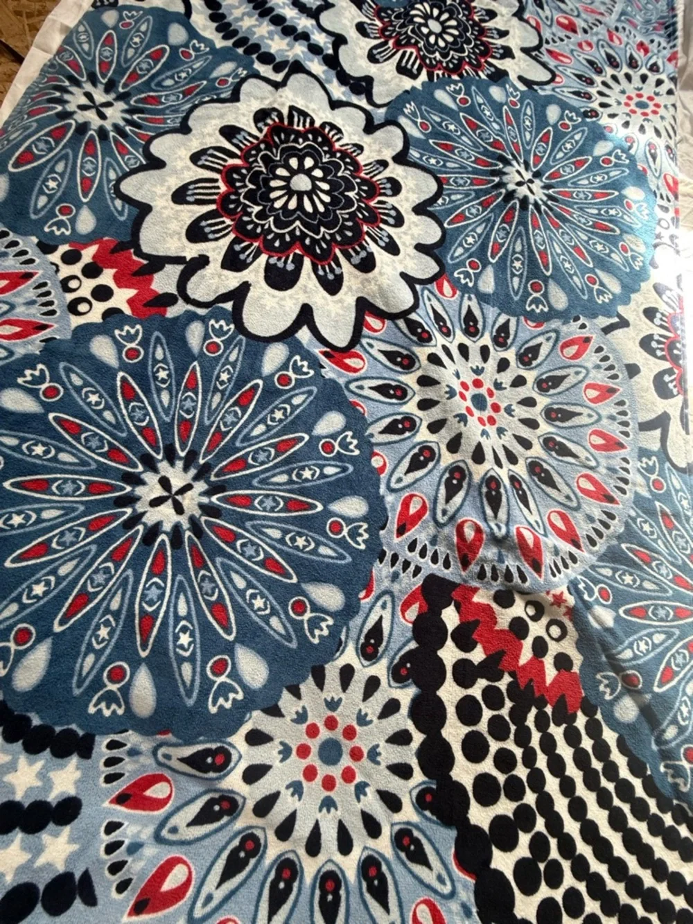 NWT Vera Bradley Fireworks Medallion Beach Towel Retired Pattern